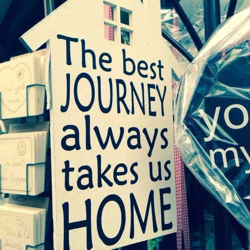 The best journey always takes us home