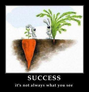 Success - it's not always what you see